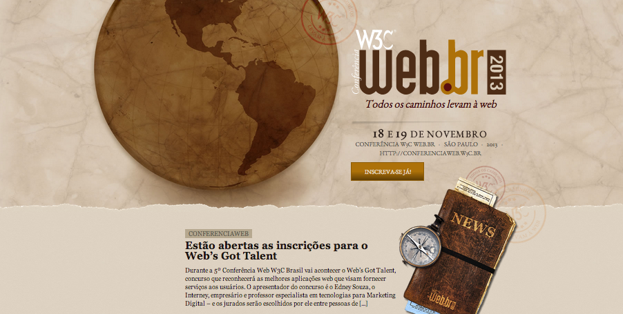 Participação na WebBR 2013
